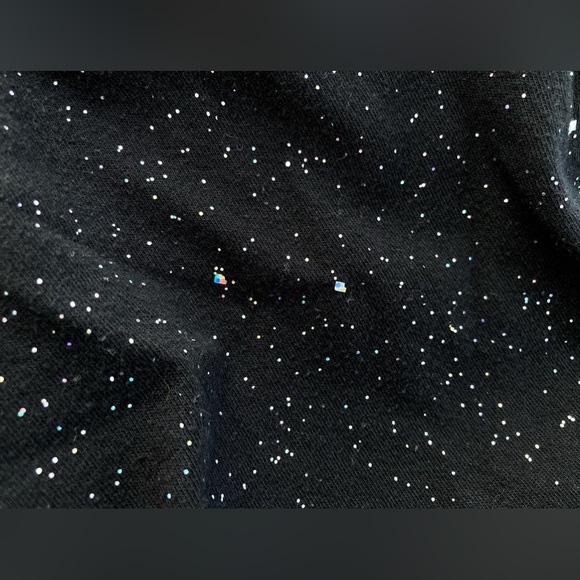 Old Navy Glitter Softest Tee Kids 10-12 Large - Picture 2 of 4